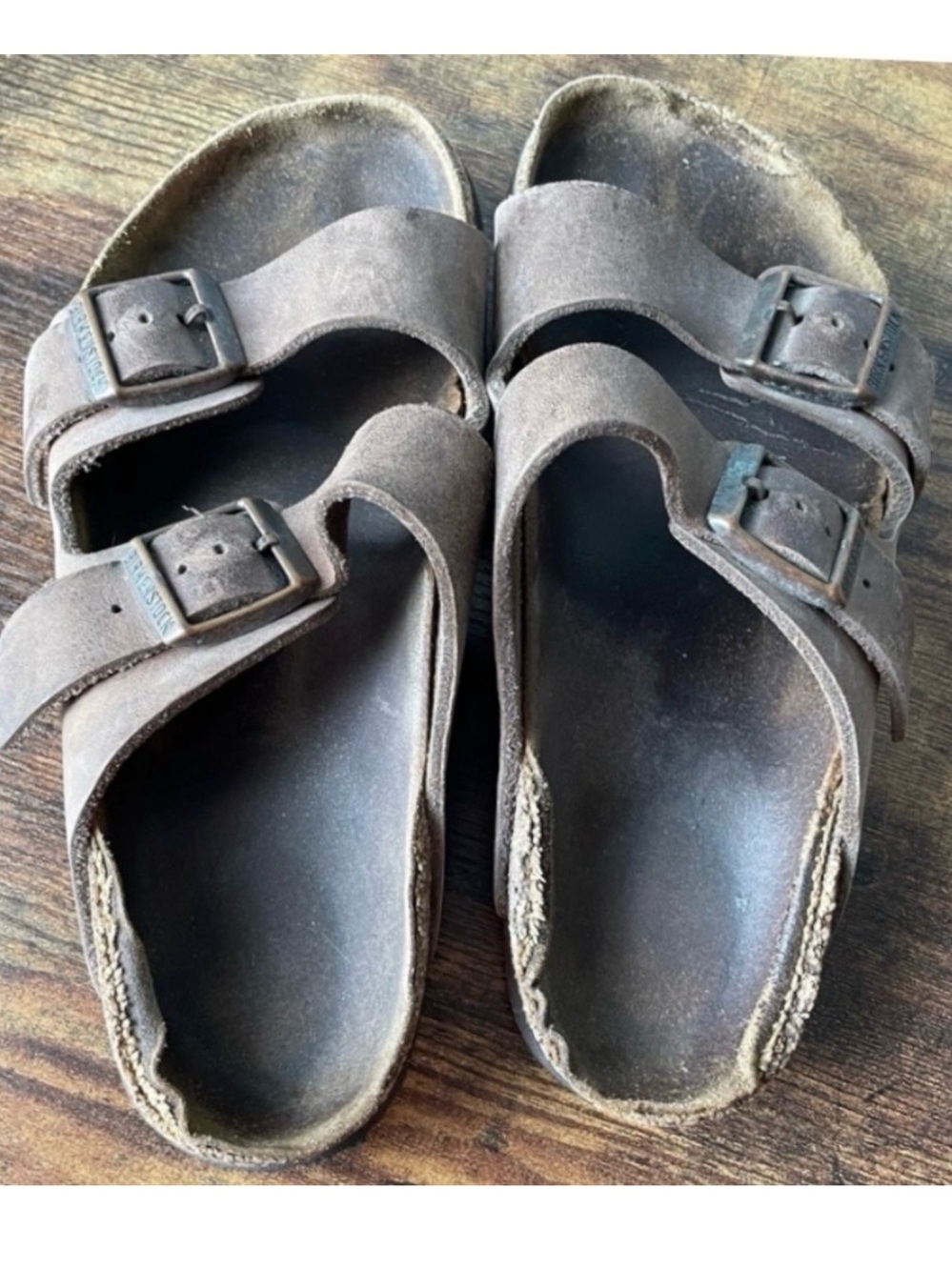 Birkenstock Arizona Sandals | Women’s EU 35 | Brown Taupe Suede Worn in